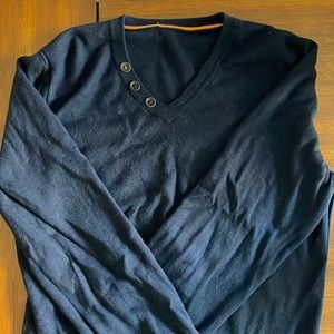 Blue Hugo boss pullover size large